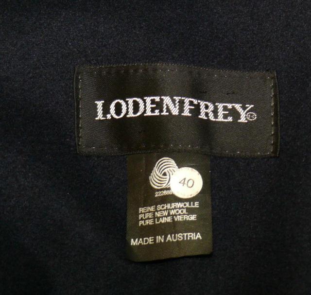 LODENFREY WOOL Winter JACKET Over Coat Women Austria Hunting BLUE Eu40 B46&Prime; 16 L
