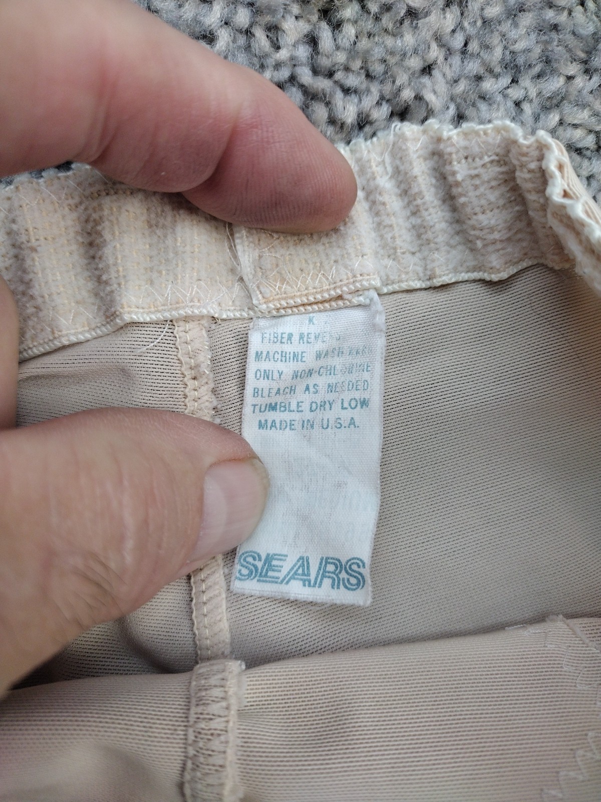 Vintage SEARS Girdle Shaper Pants Medium 27-28 Long Leg Made in USA