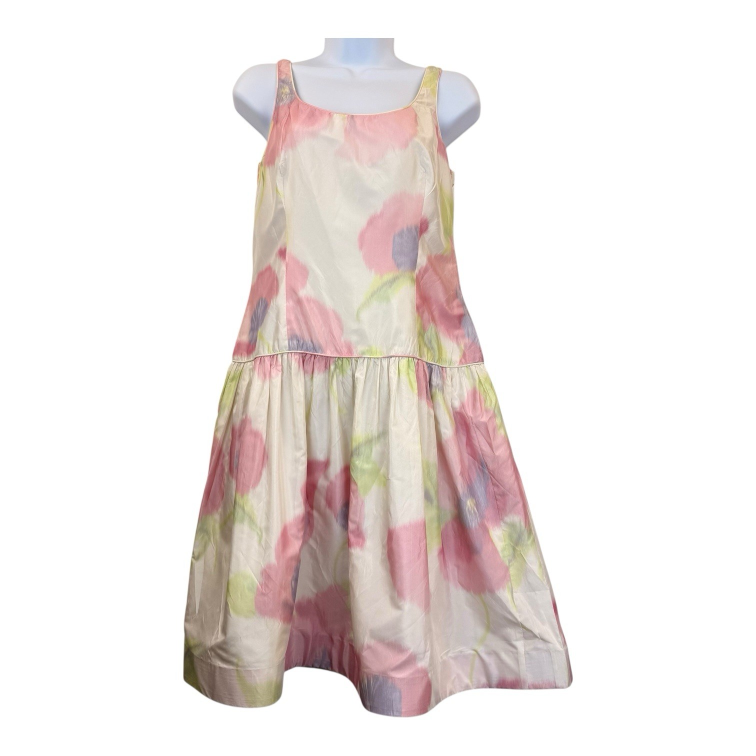 Bill Blass Neiman Marcus Vintage Floral Dress Womens Made USA 1980&rsquo;s