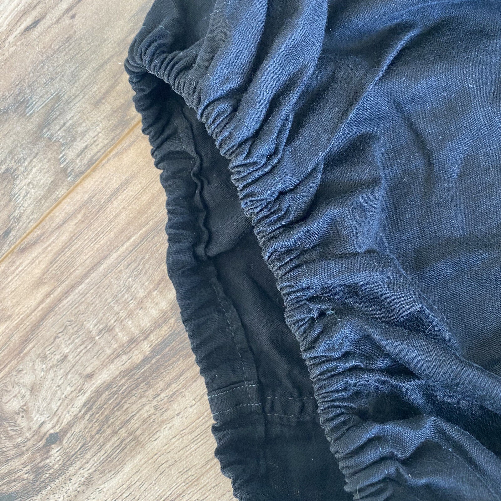 RARE VTG Women&rsquo;s 1930s 30s Maiden America Black Bloomers Divided Skirt 23&Prime;