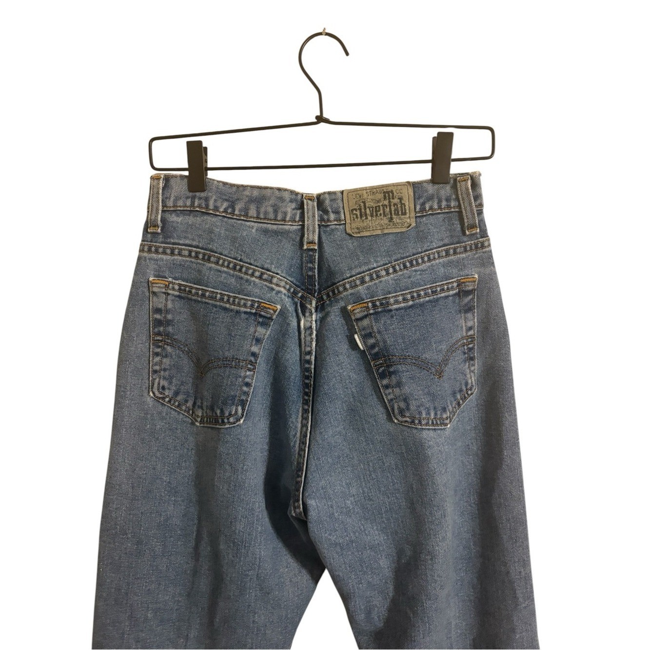 Levi&rsquo;s Silver Tab Vintage Loose Straight Leg 664 Blue Jeans Womens Size 7/8