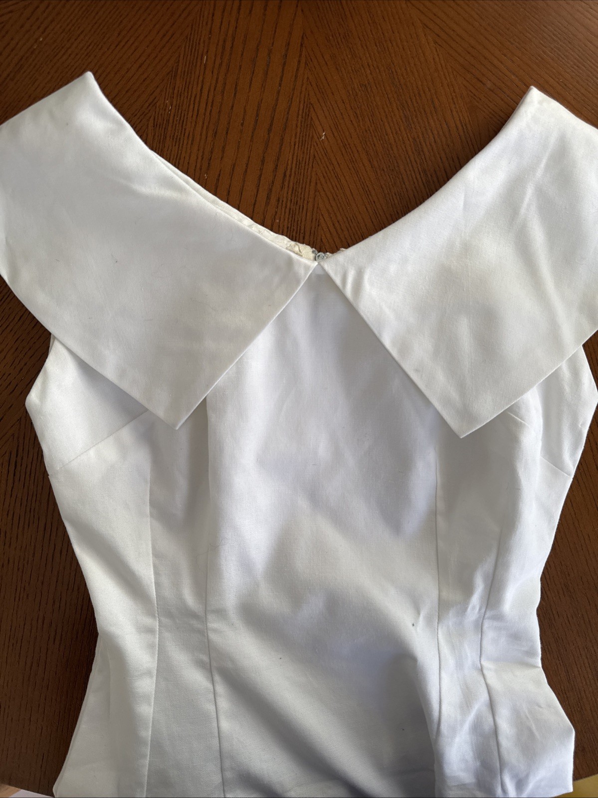 Vintage 60s Minimalist Pencil Wedding Dress Bridal Xs S