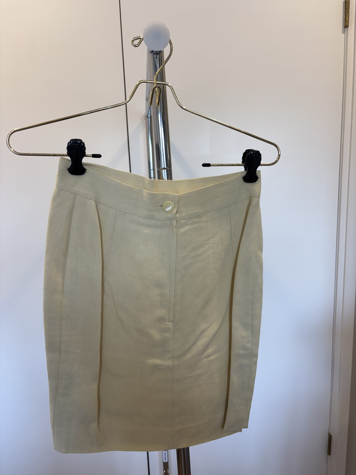 Vintage Byblos Cream Cutwork Fringe Jacket Made in Italy Size IT42 / US 8
