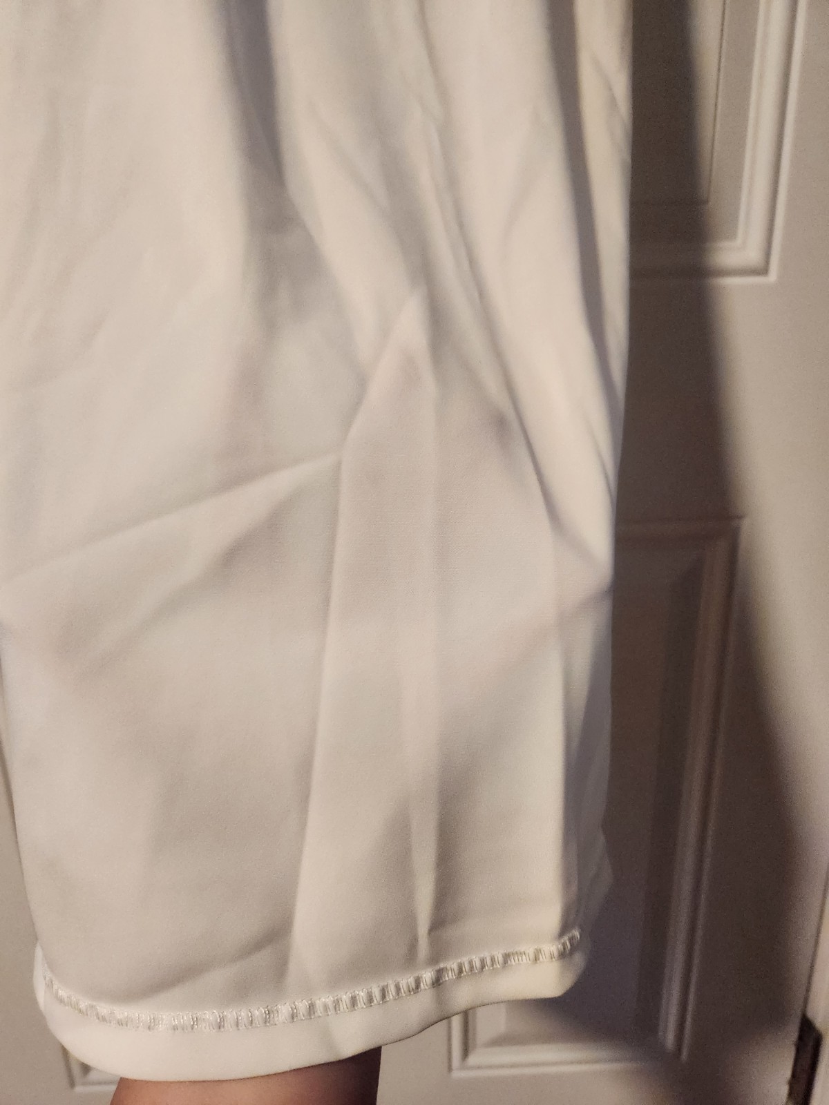 VTG Vanity Fair Ivory Polyester Lace Trim Full Slip Dress Size 40