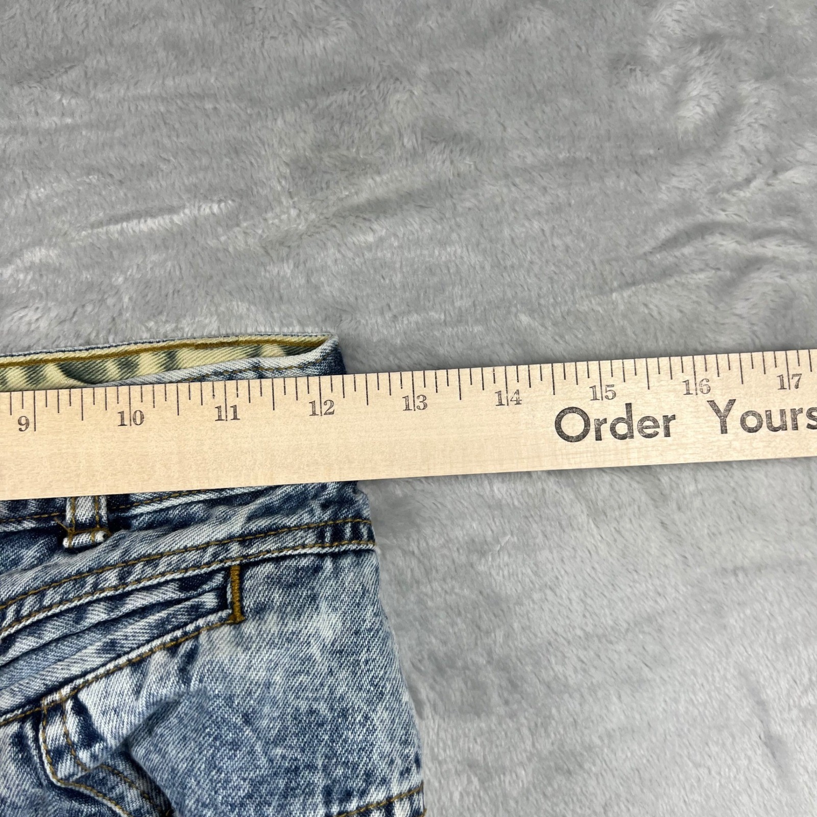 Vintage 80&rsquo;s Jordache Basics Acid Wash Denim Midi Skirt High Waist Pleated 5/6