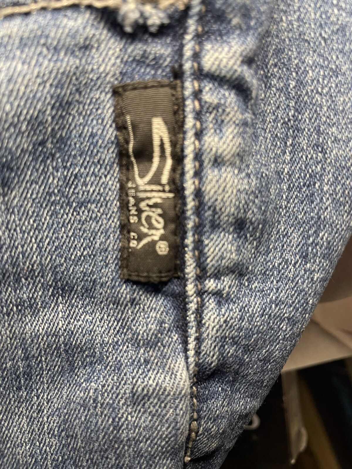 Vintage Silver Jeans Co. Elyse Bermuda Shorts.
