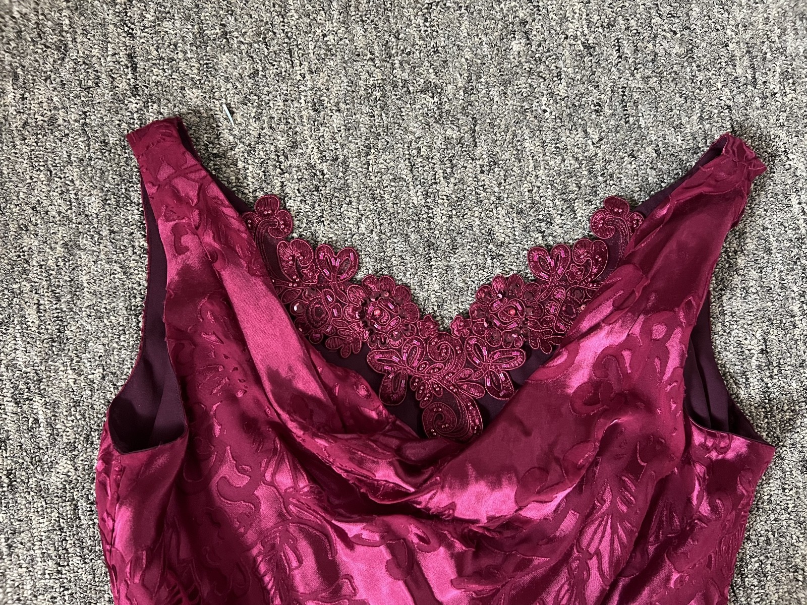 Beautiful Vintage Laura Ashley whimsygoth Red Dress