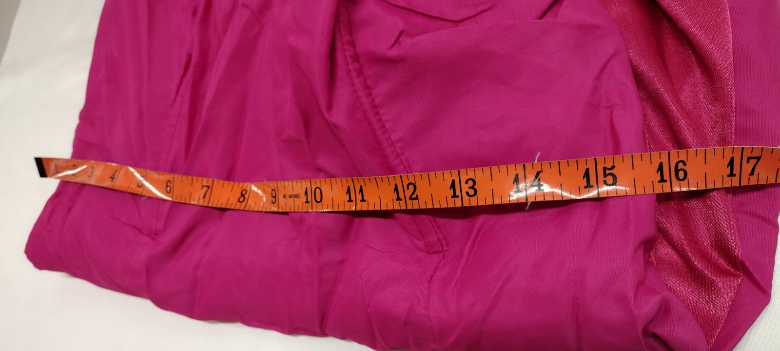 1980s Couture Dress Pink Fuchsia Balloon Sleeve Rhinestone Buttons SAMIR 80s M