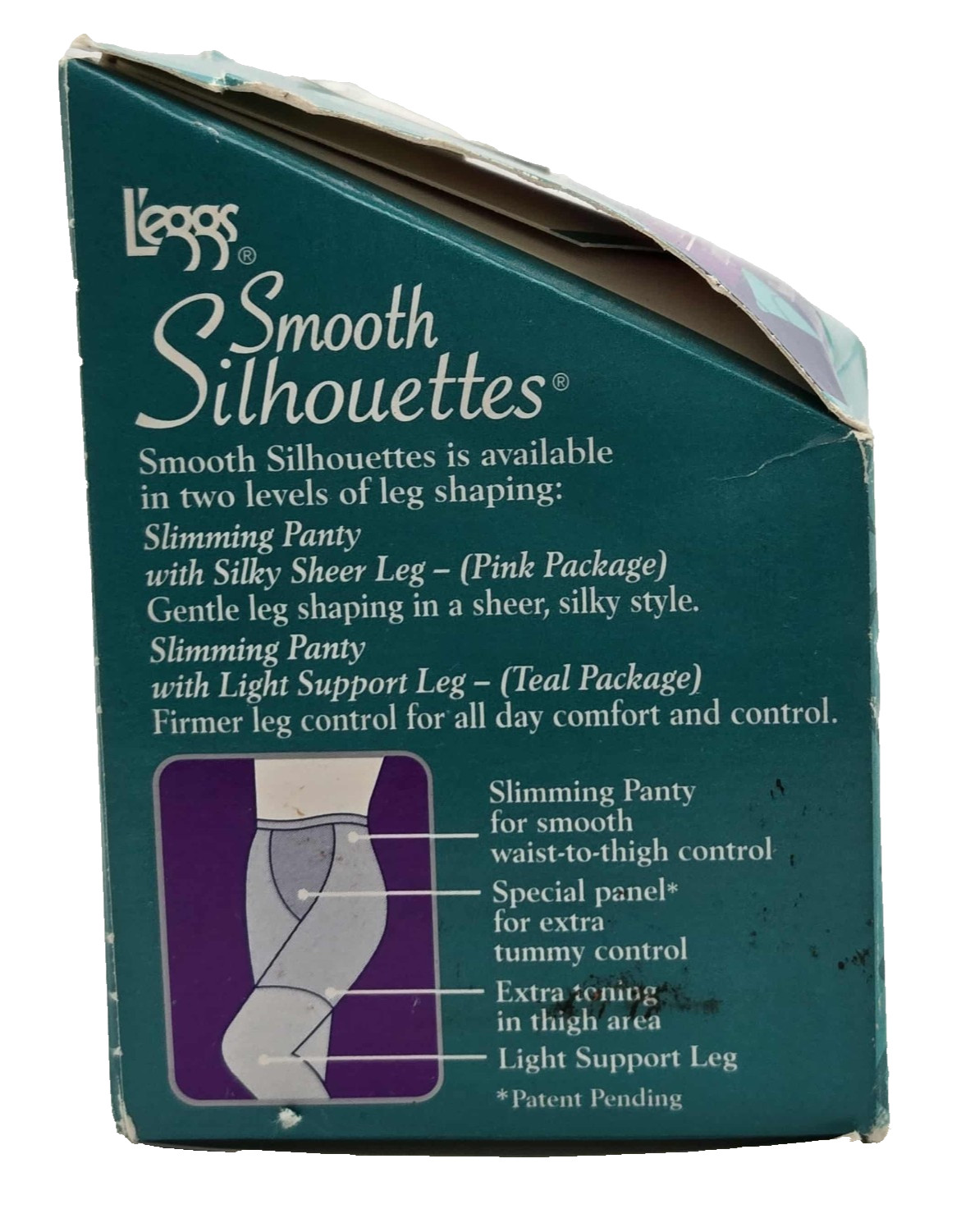2 – Vintage Legs Smooth Silhouettes Body Contouring Hosiery Sheer Toe Taupe « Q »