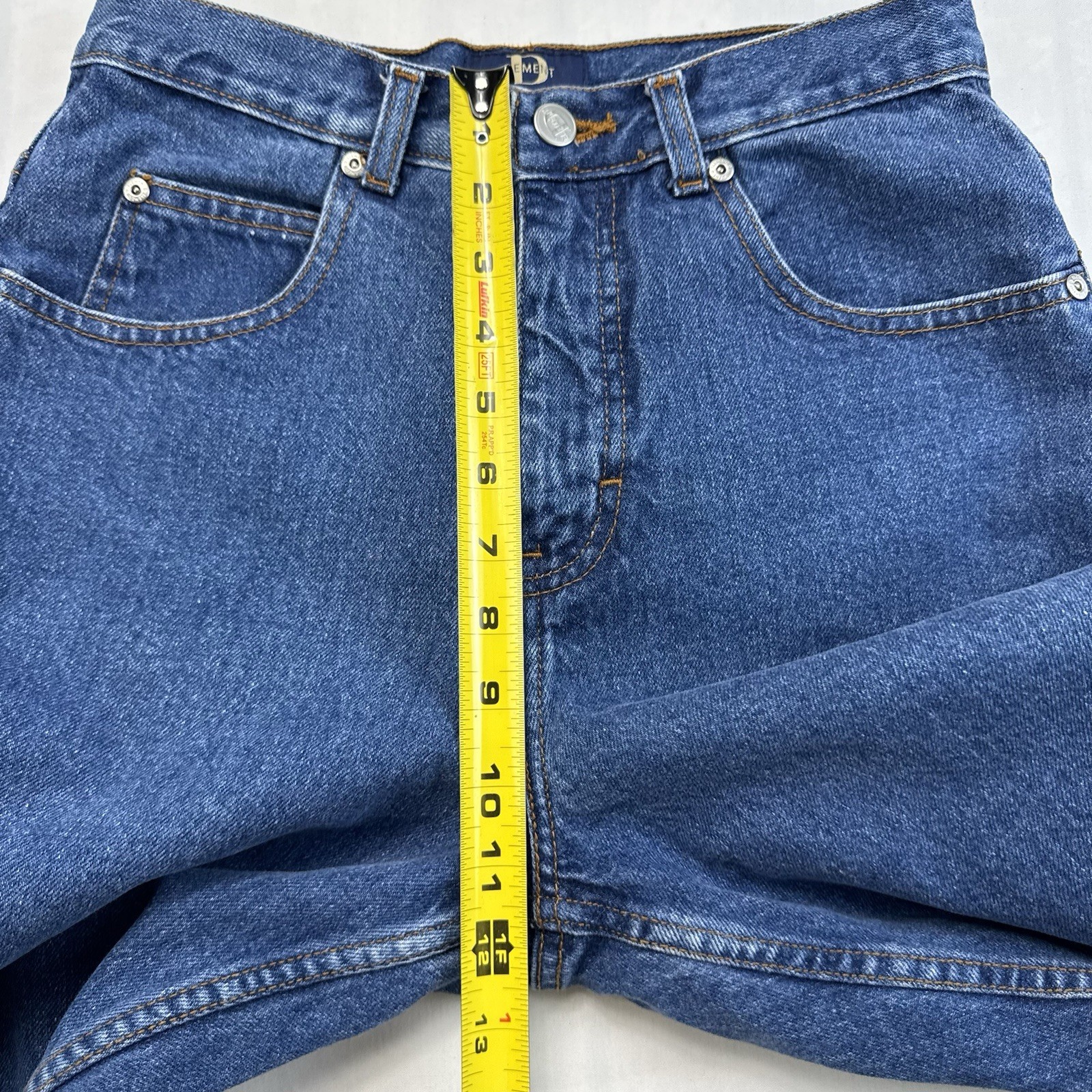 Element D Petite Sophisticate Jeans Women’s 6R Wide Leg Blue Denim 100% Cotton