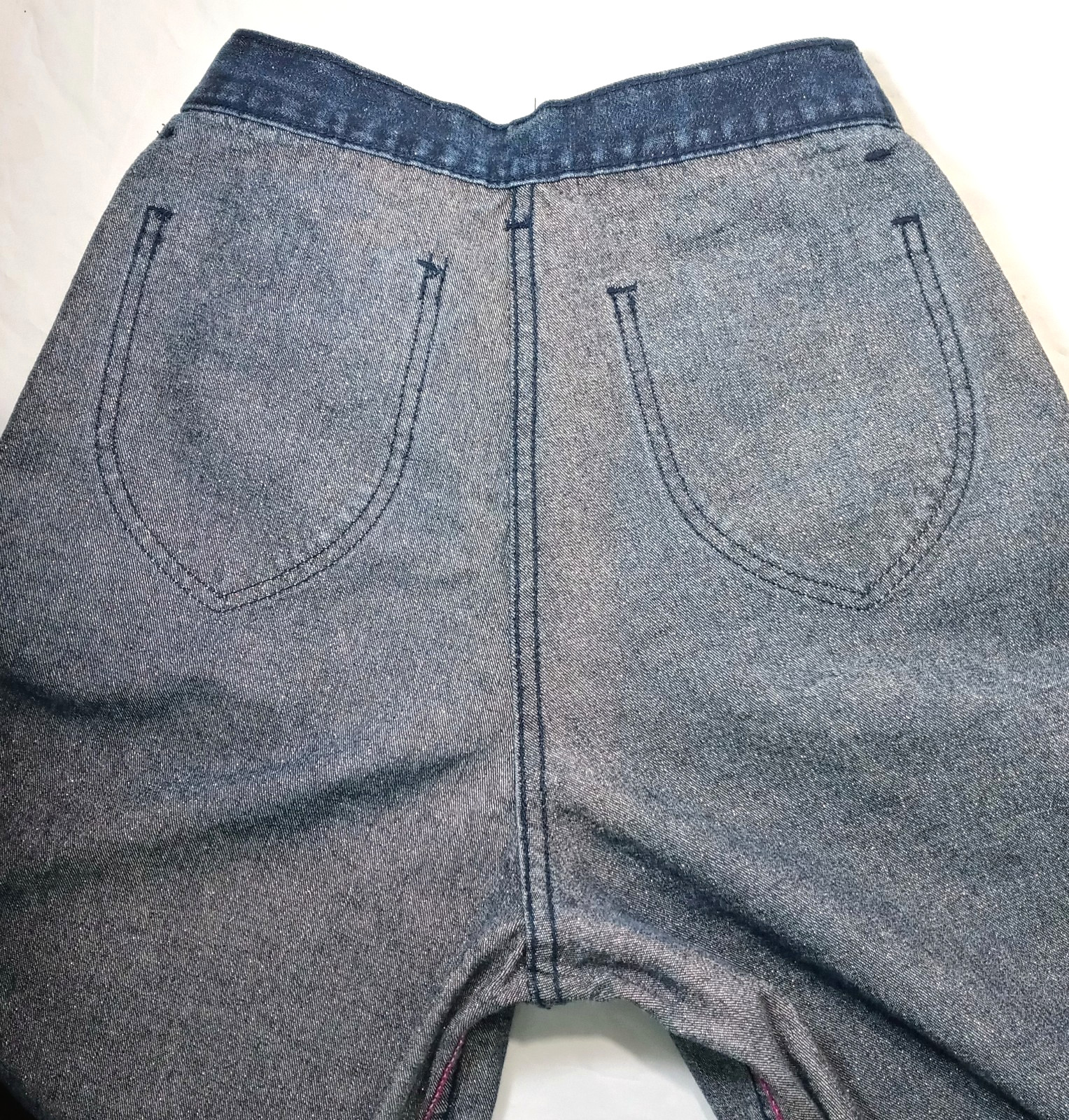 Rare Authentic Vintage 80&rsquo;s Sparkle Sara Jeans 25.5&Prime; Waist Hong Kong READ