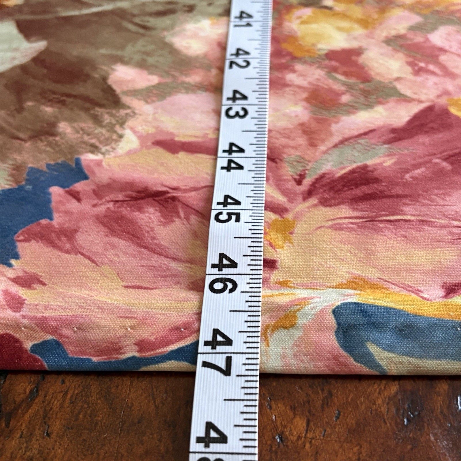 VTG Metropolitan Mumu Tent Dress Caftan Warm Tone Floral Print Size 1X 1 Pocket