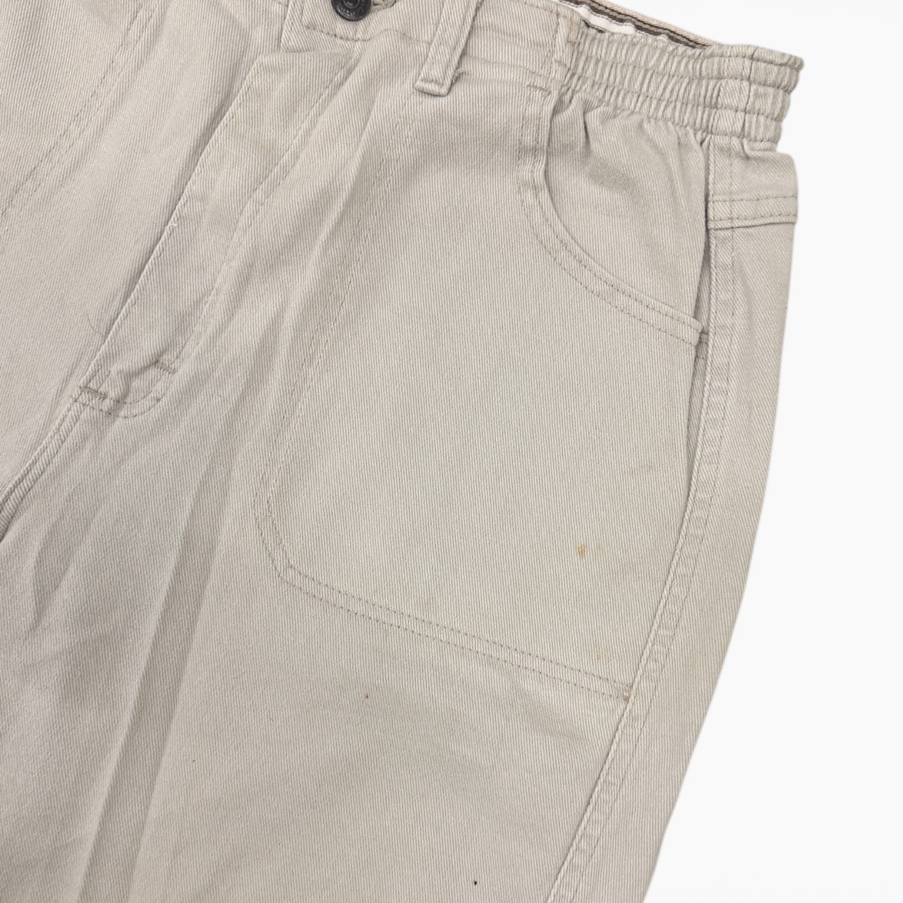 Vintage Lee Capri 3/4 Length Jeans Cream W33 L19