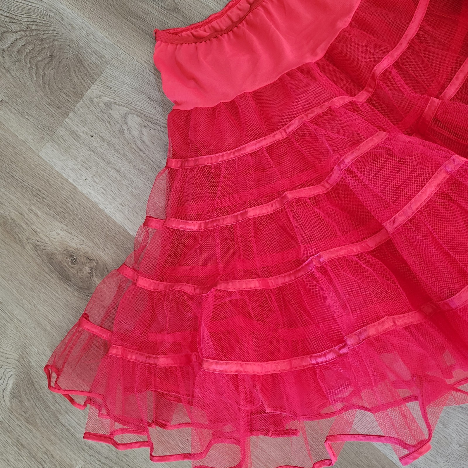 Vintage Malco Modes Square Dance Petticoat Red Small/Medium