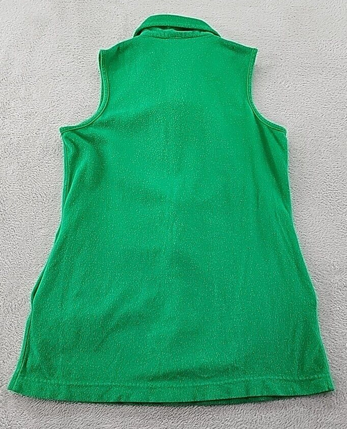 Vintage Sea Lure California Swim Cover Up Women&rsquo;s Sleeveless Terry Collar Green