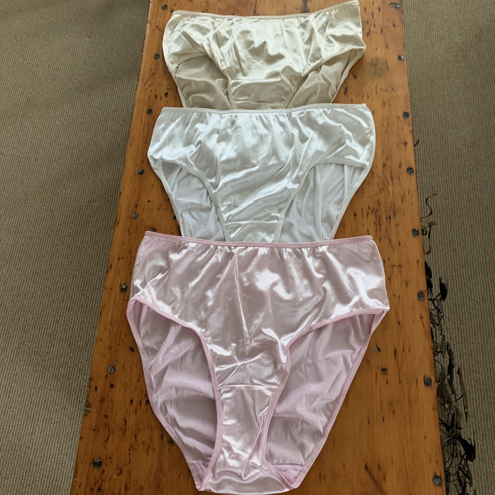 Vintage Lane Bryant Cacique 18/20 Second Skin High Leg Satin Panty Color Choice