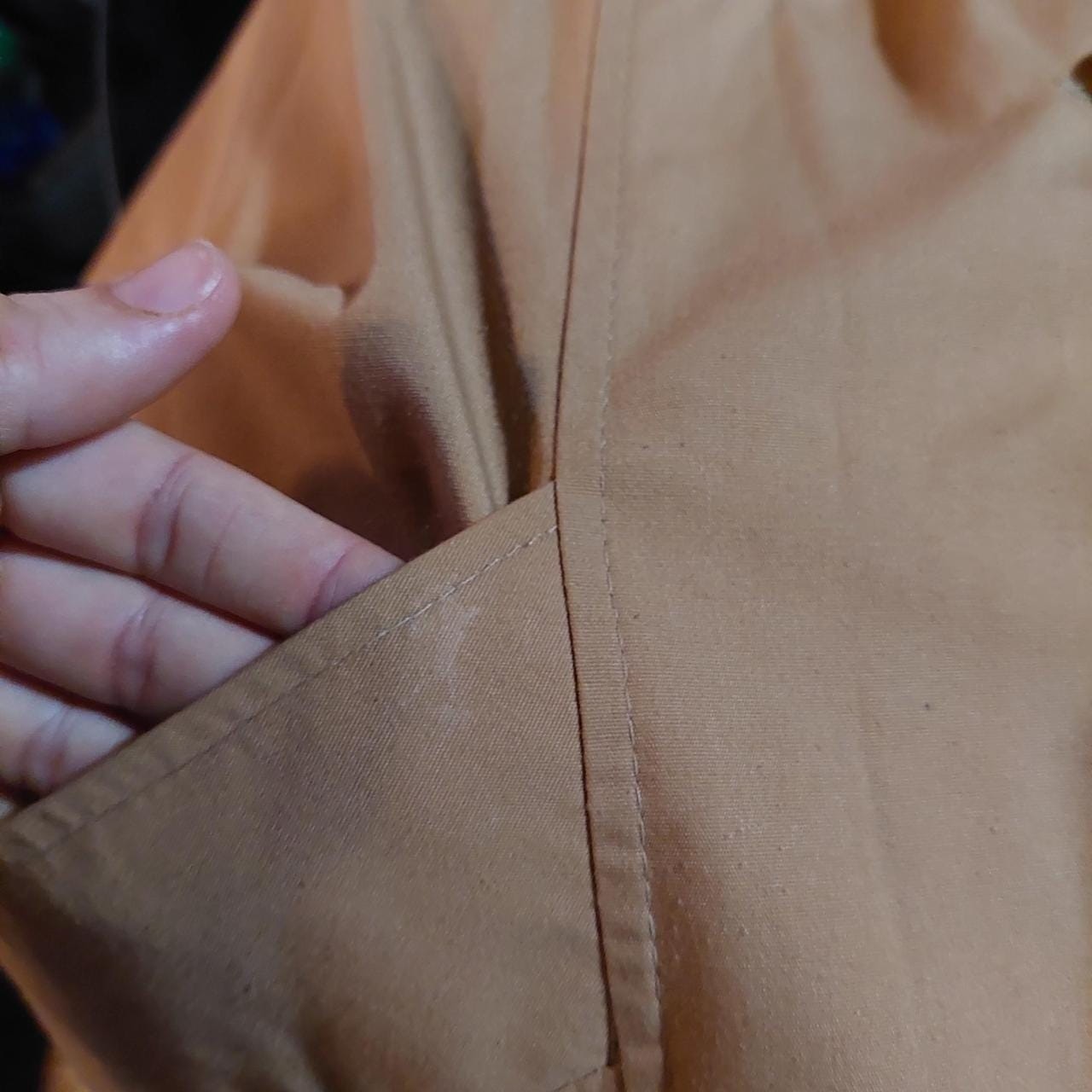 Vintage Tan short trench coat.