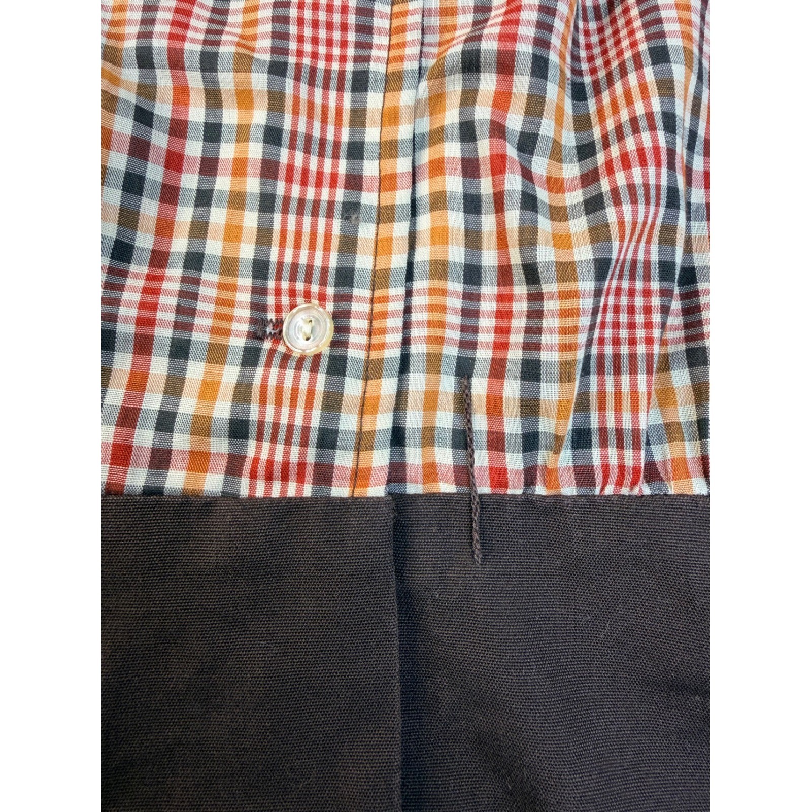 California Girl Vintage Brown Plaid Dress Suit Set Jacket 2pc Mod 70s Workwear