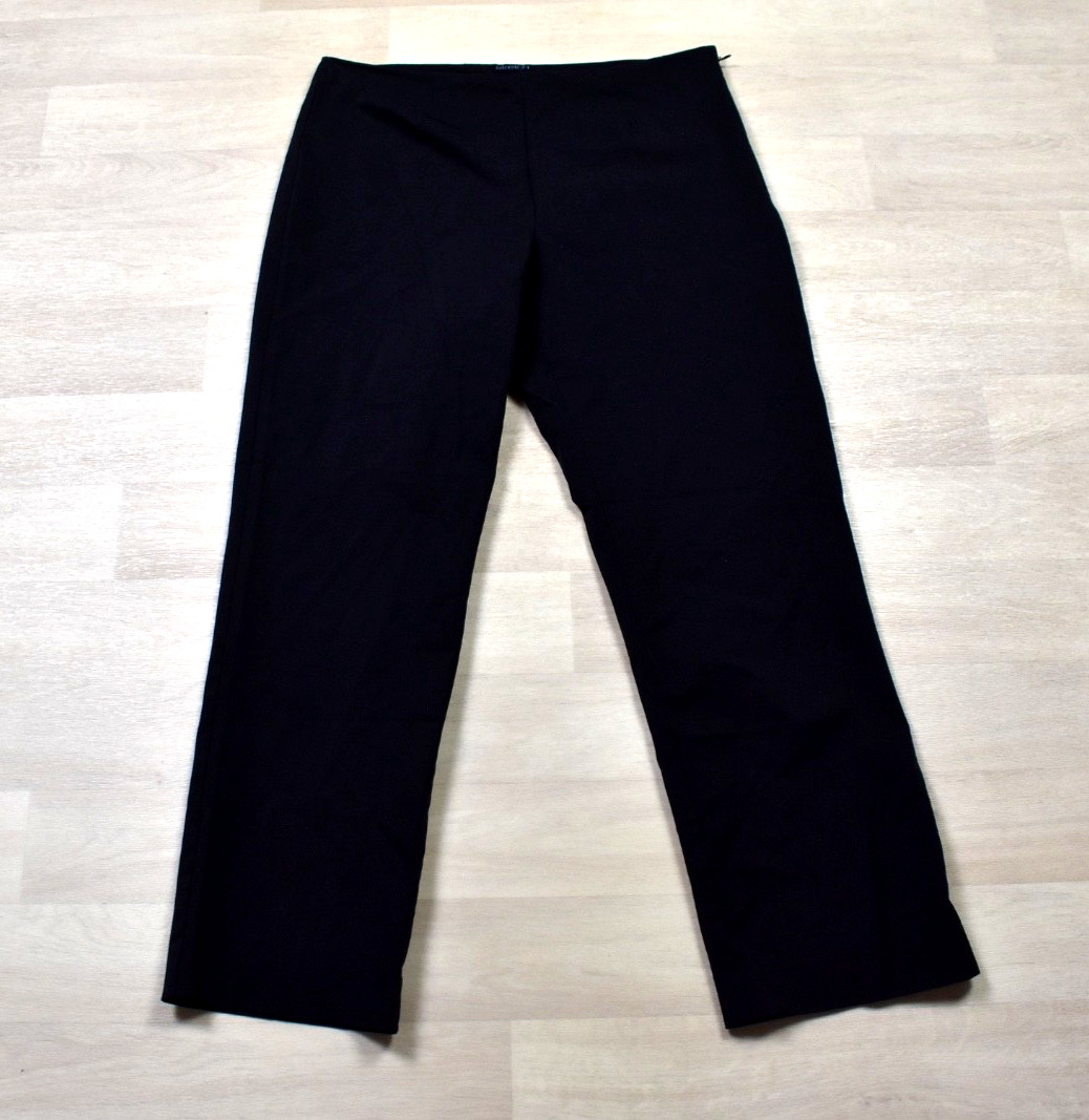Y2K Gap Women Black Stretch Chinos Pants Trousers Classic Size 10 VTG 2000s