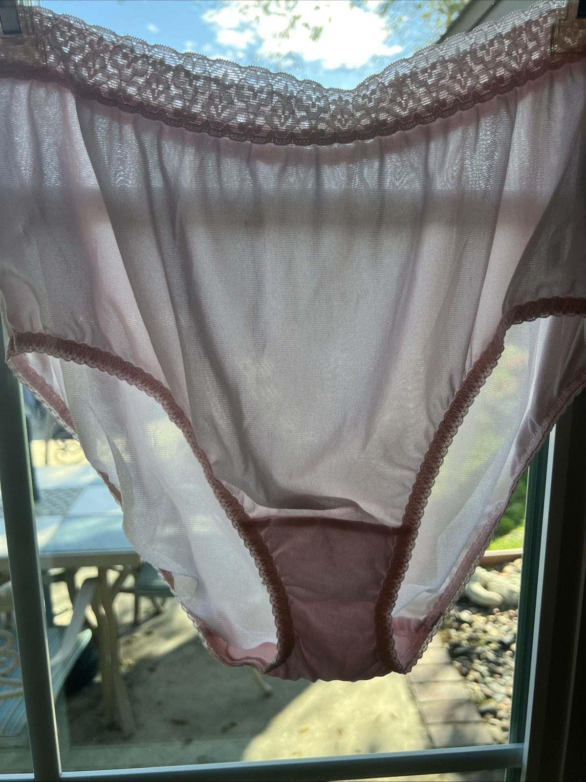 Vintage Fruit of The Loom Panties Nylon 8 Sheer Shiny Second Skin Silky Satin