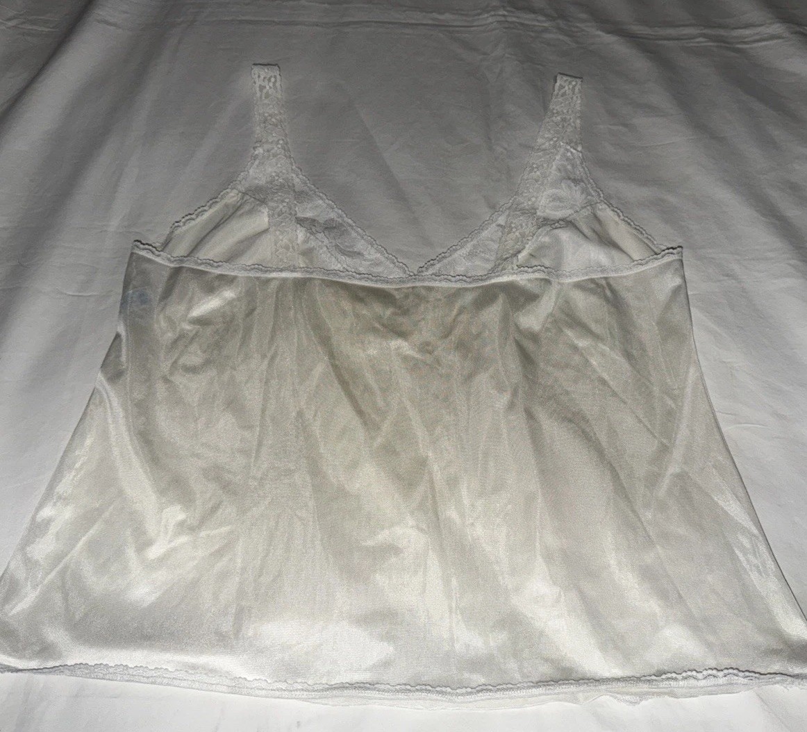 Maidenform Something Special Lace Top Camisoles, Size 40, Lot Of 2, Made in USA