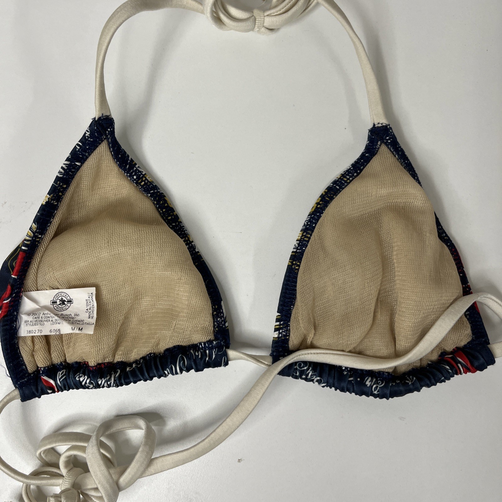 Budweiser Swim Suit Bikini 2002 Women&rsquo;s Vintage Size Medium