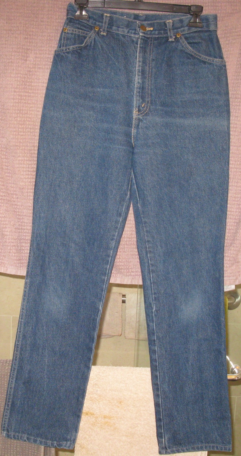 Vintage 1980&rsquo;s era Chic regular length dark wash jeans women&rsquo;s size 10/11