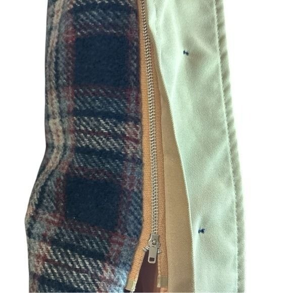 Vintage ILGWU Union Jacket Womens Blue Long Coat Removable Lining Size 12