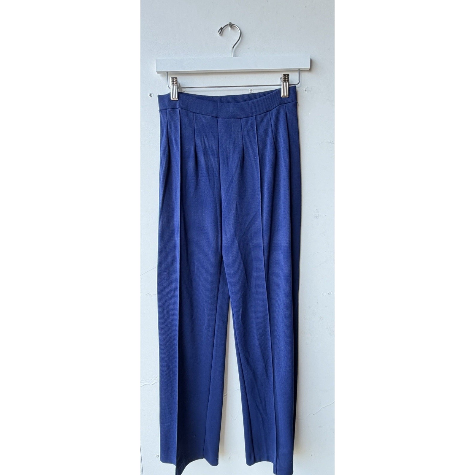 VINTAGE *NEW* 1960&rsquo;s Women&rsquo;s Navy Blue Stretch Double Knit Nylon Pants Size 12