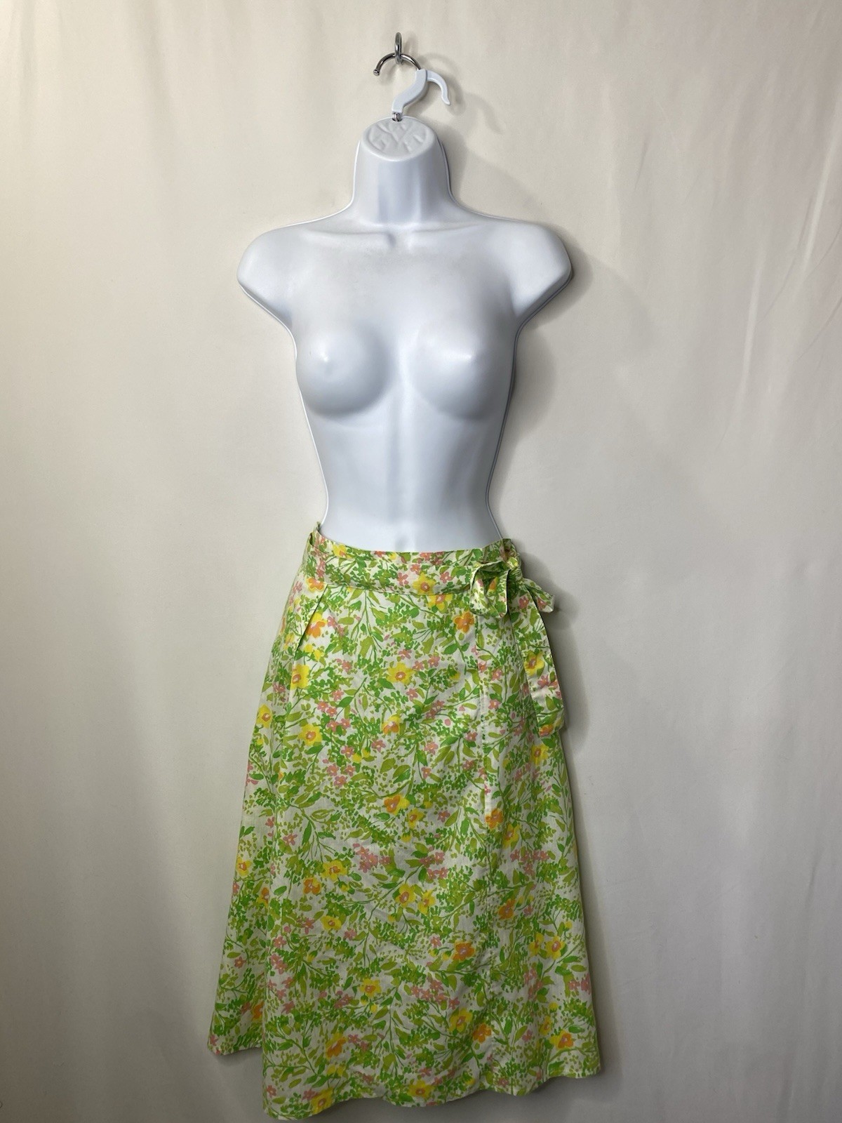 Vintage Pop-O Naples Florida Women’s Wrap Dress One Size Pastel Floral Spring