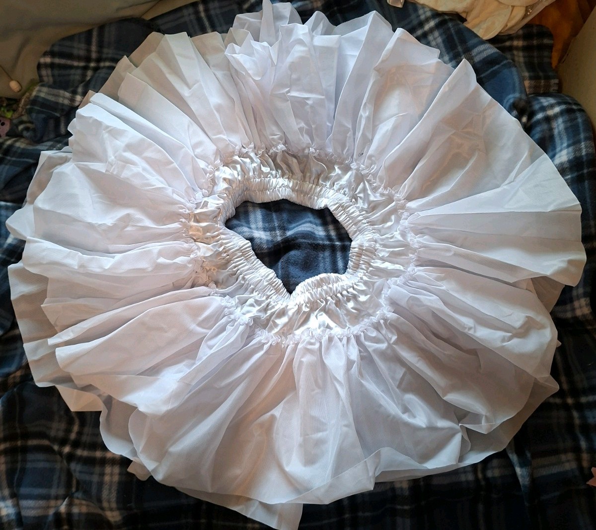 Elastic S Size Petticoat for Large Dresses Vintage Alternative Fashion
