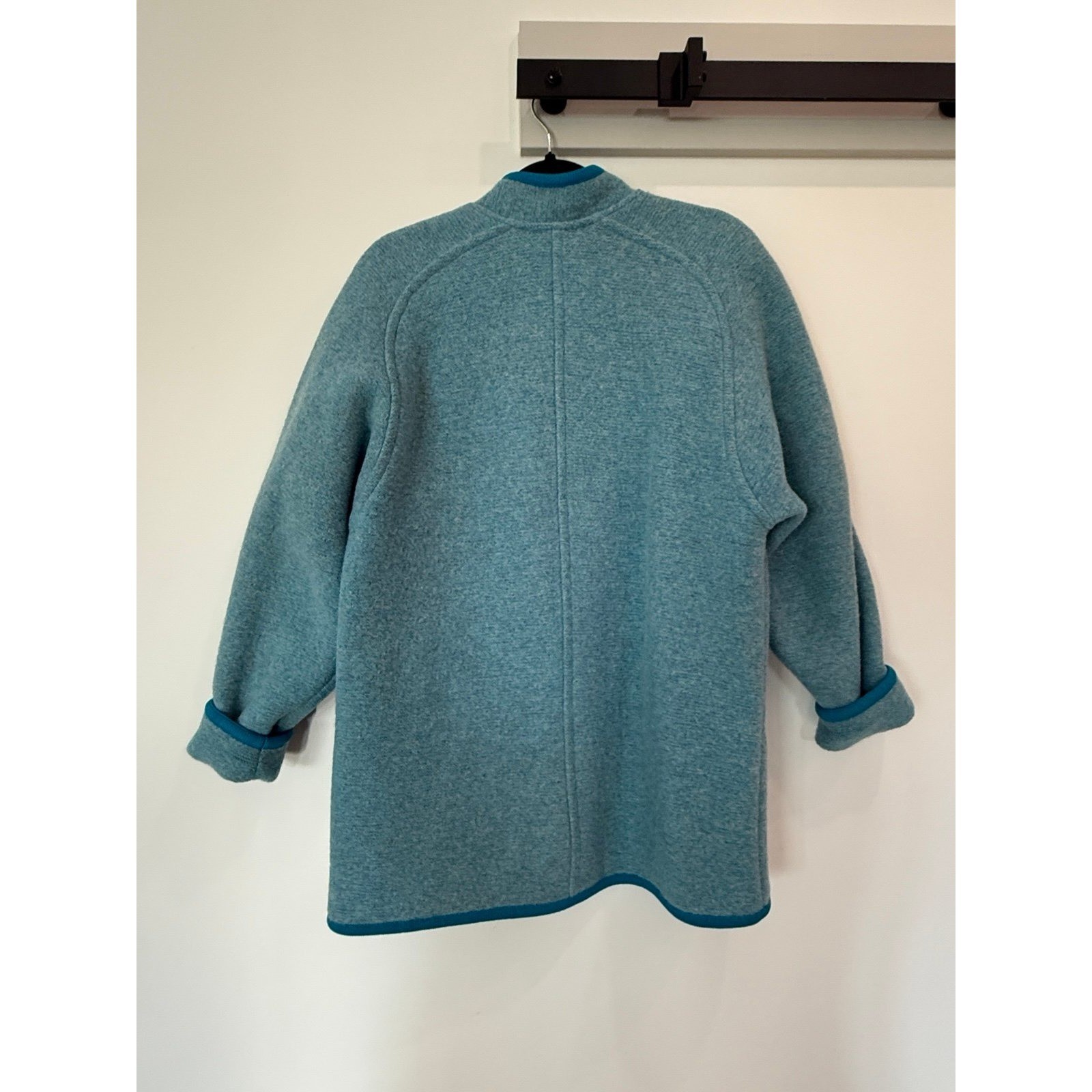 Geiger Collections Blue Blazer Jacket Coat Women&rsquo;s 36 Austria 100% Wool Vintage
