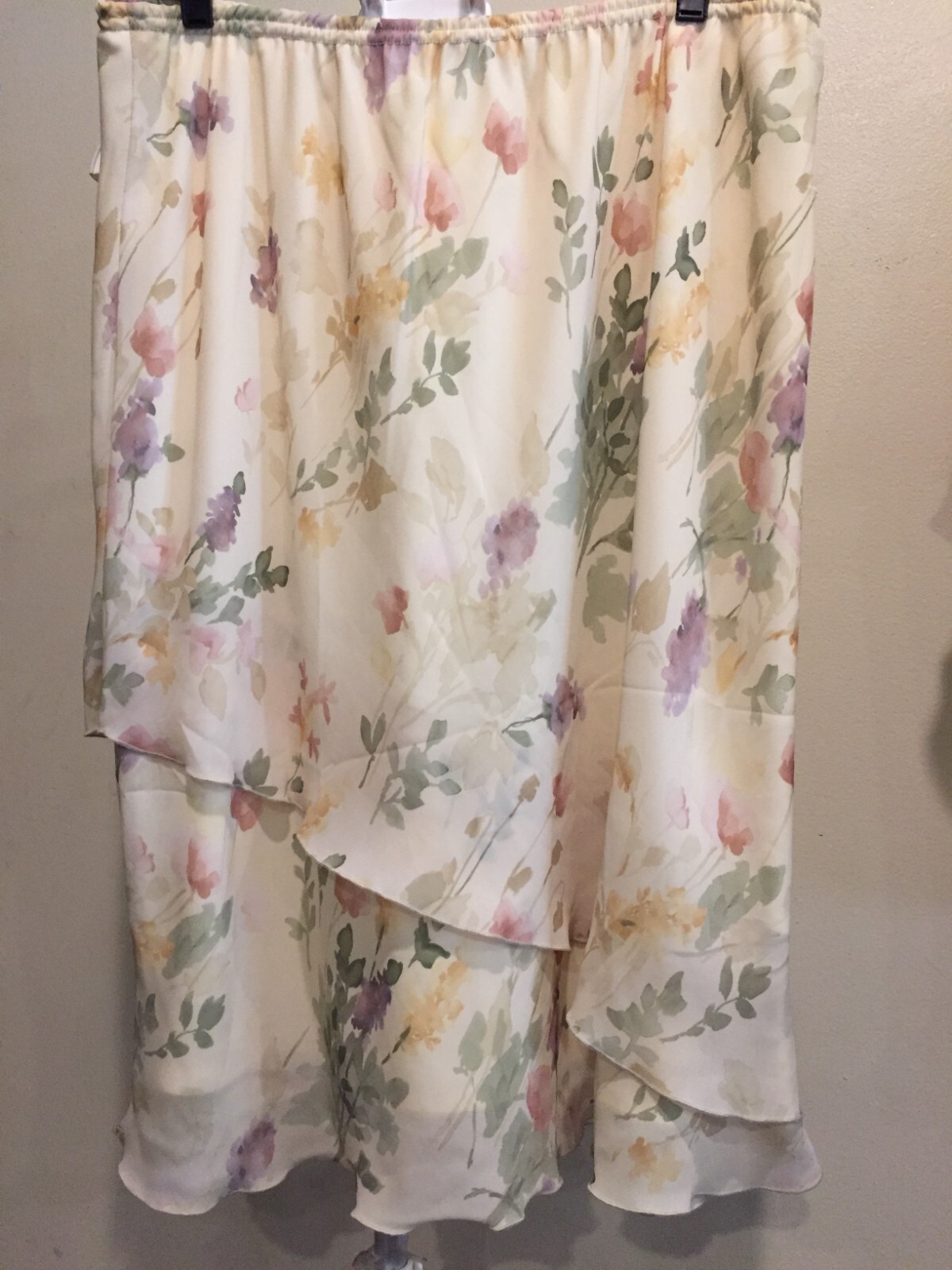 Kathy Roberts 2-pc Skirt & Top Set, Size 20W, lined, USA made, vintage