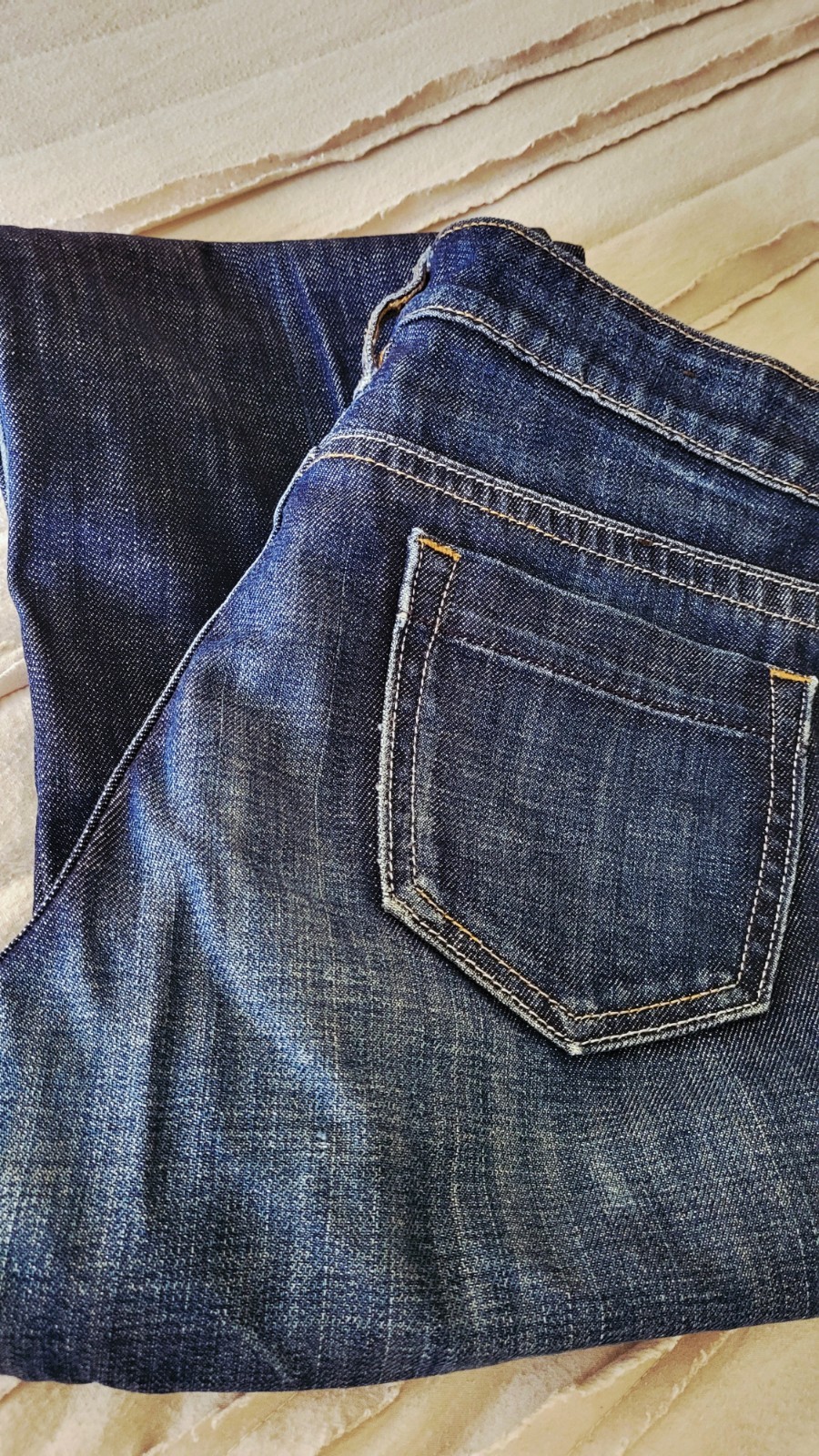 BANANA REPUBLIC Vintage Straight Leg Low Rise Blue Denim Jeans Woman&rsquo;s Sz 2R