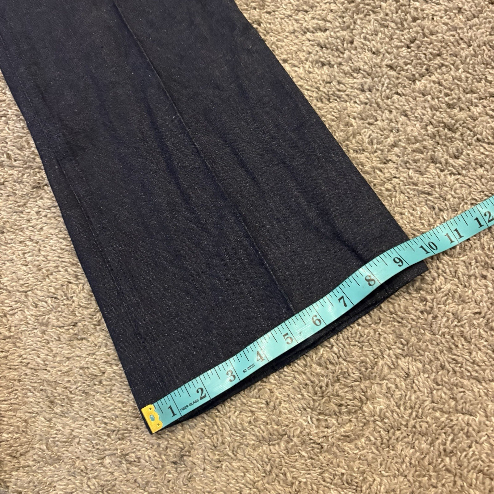 Vintage 70s Wrangler Bell Bottom Patch Pocket Flare Jeans 11/12 30×32 USA NOS