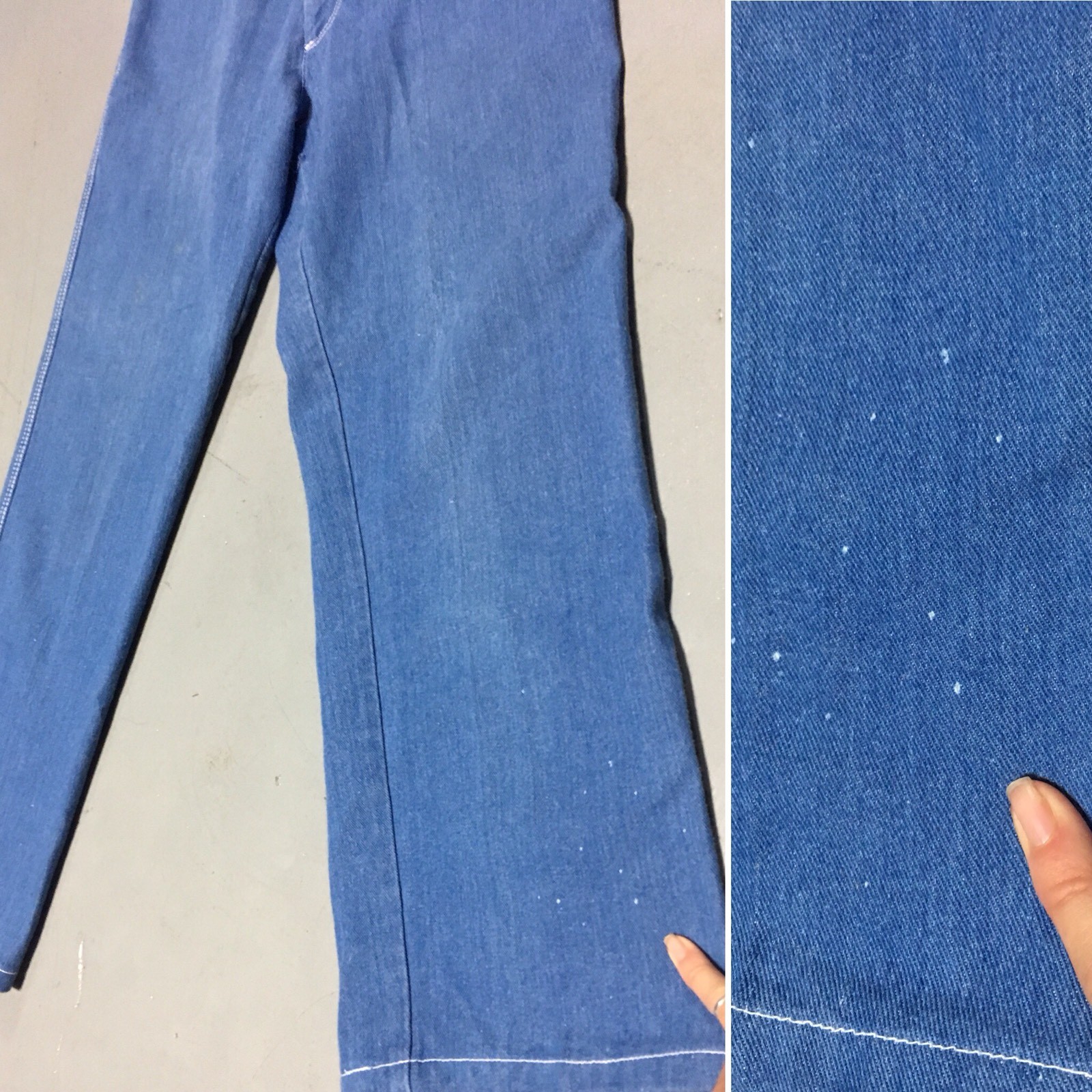 Vintage Pizzazz New York Paris Jeans High Waist 70s 80s 31 Waist Talon 42 Zipper