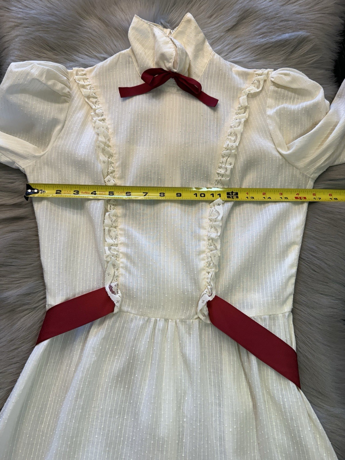 Authentic Foxy Lady San Francisco Vintage Prairie Dress Size Small Rare 60s 70s