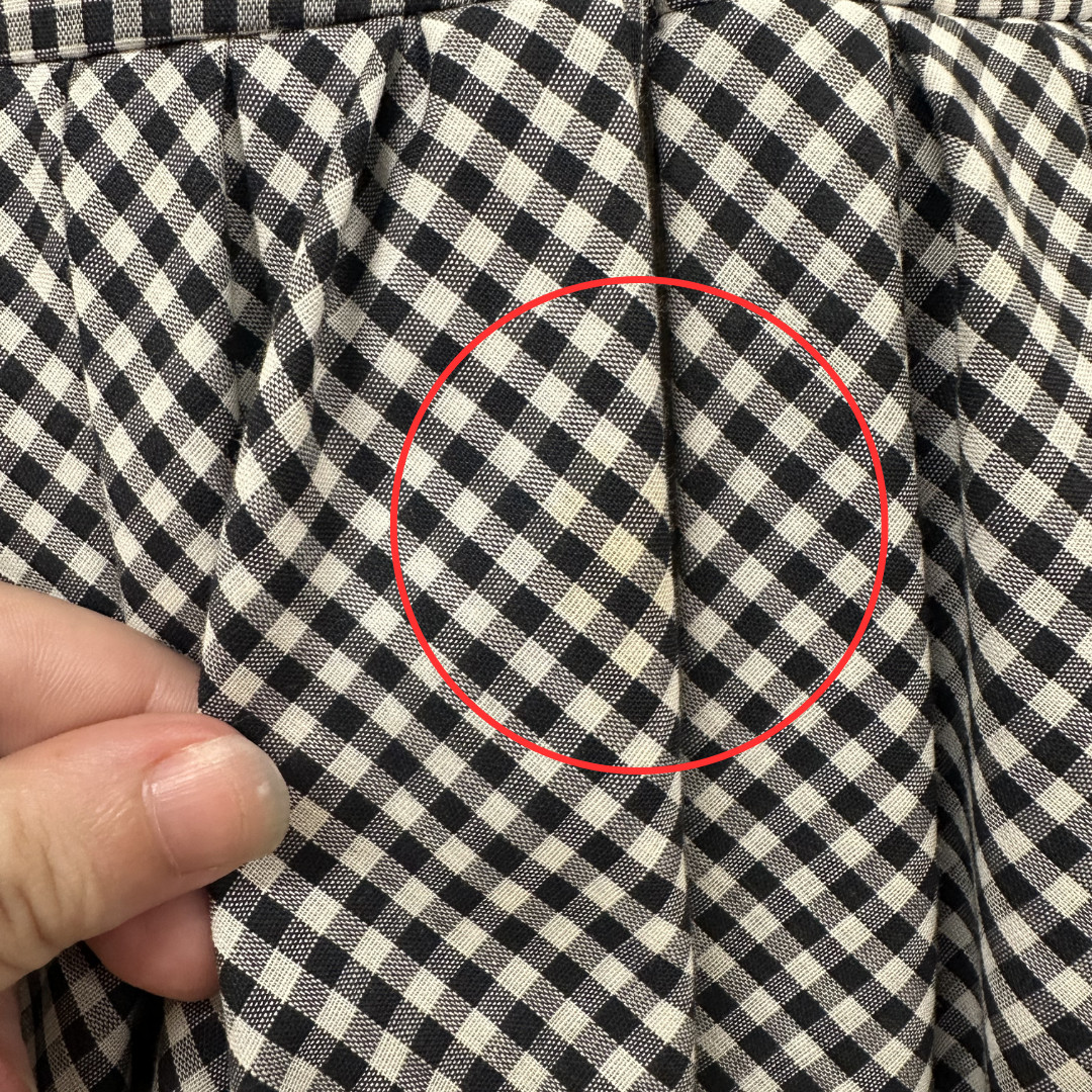 Vintage 1970s Gingham Black & White Layered Tiered Open Front Cutout Sleeve Coat