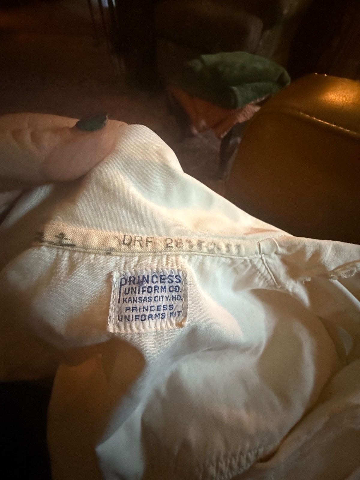 Vintage 1958 White Midi Length Authentic Nurse Uniform s/m Princess Uniform