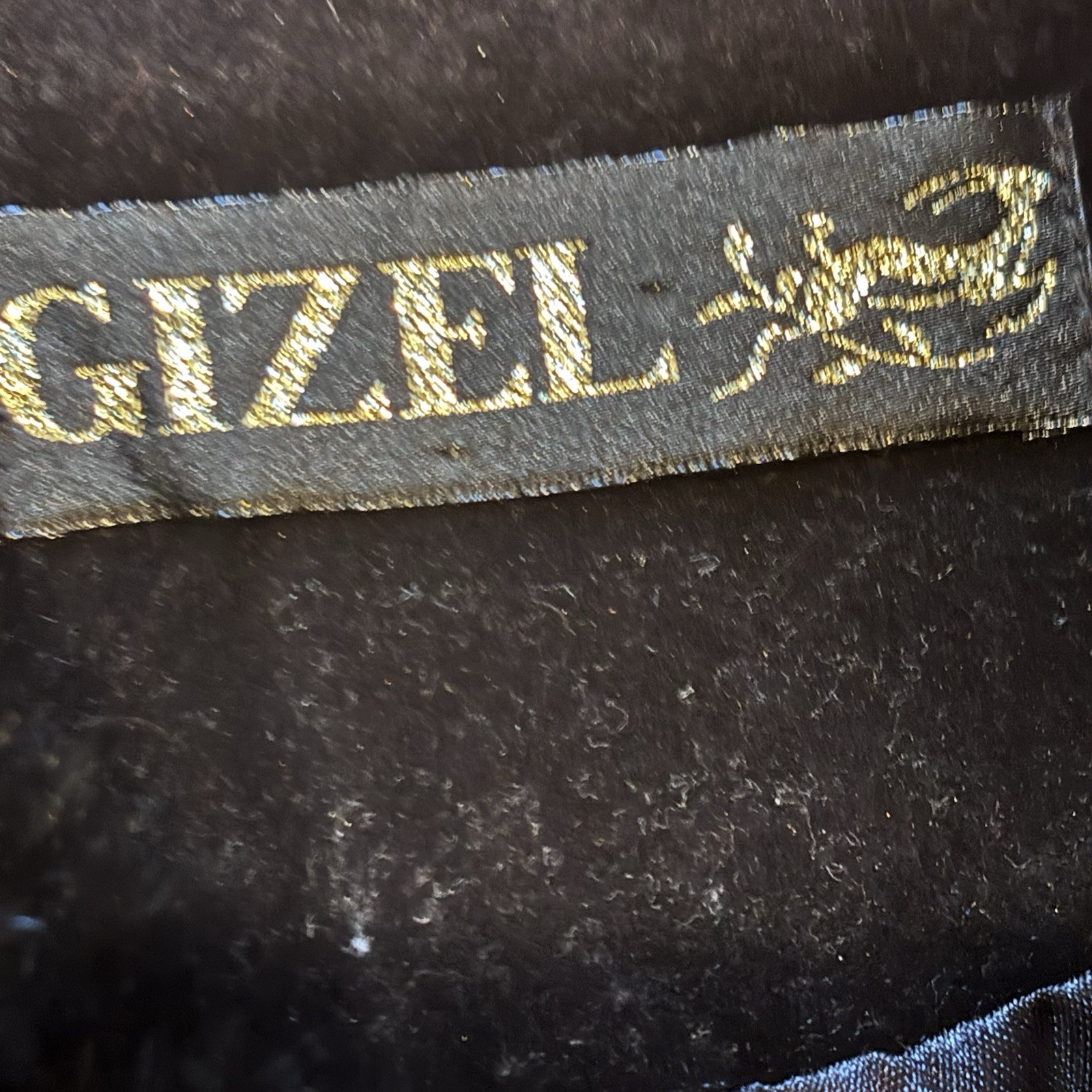 Vtg Gizel Western Chic Sweater Jacket Faux Fur Collar Embossed Braid Stitching