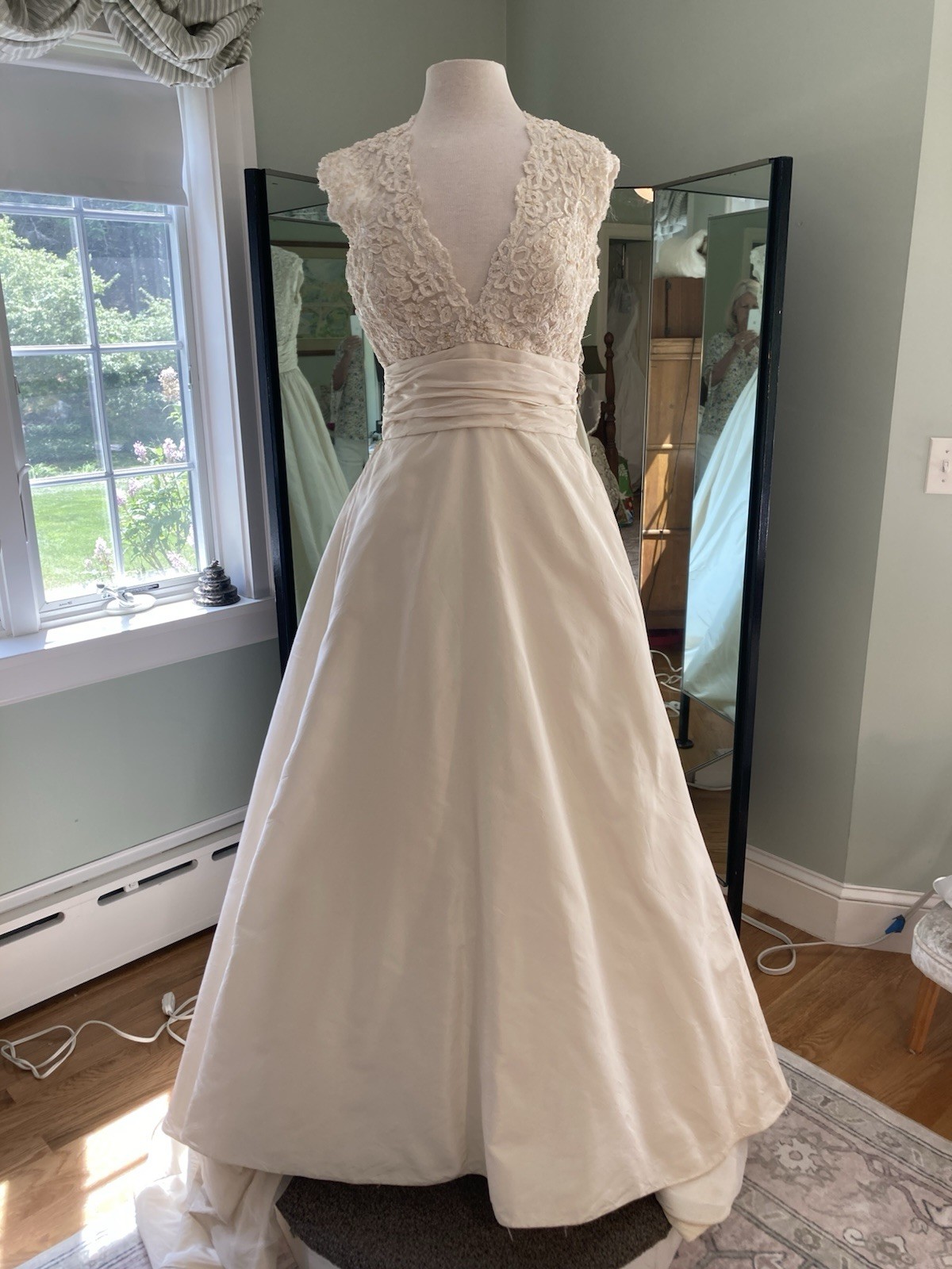 Vintage Silk Taffeta Size 12wedding Gown