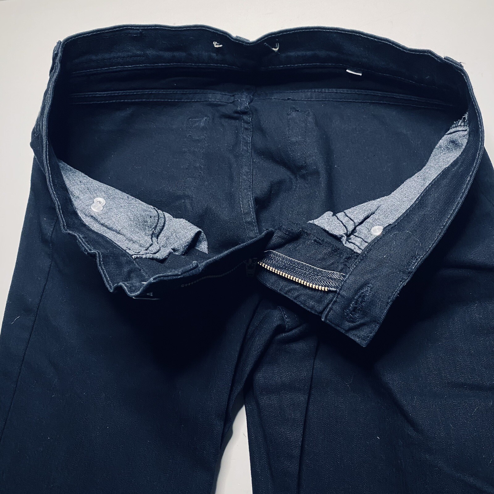 Vintage 1990s Eunina American Style Jeans, Black, Flare 9”, Size 5, Jr. 28x31x34