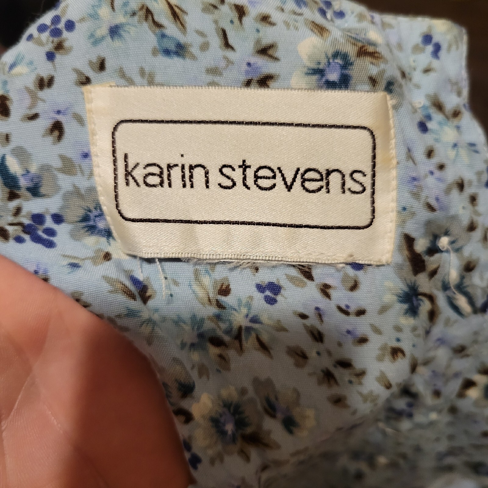 vintage Karin Stevens 1990s Cottage core summer babydoll midi dress (See Desc)