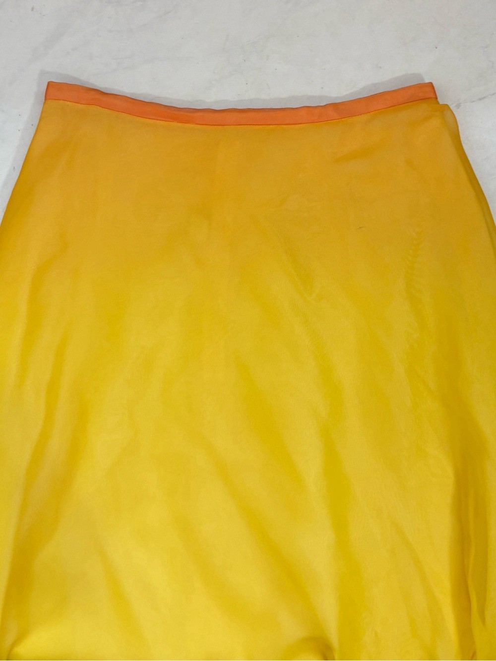 Vintage Union Made Size 9 Yellow Orange Ombré 2 Piece Formal Set Party Travel