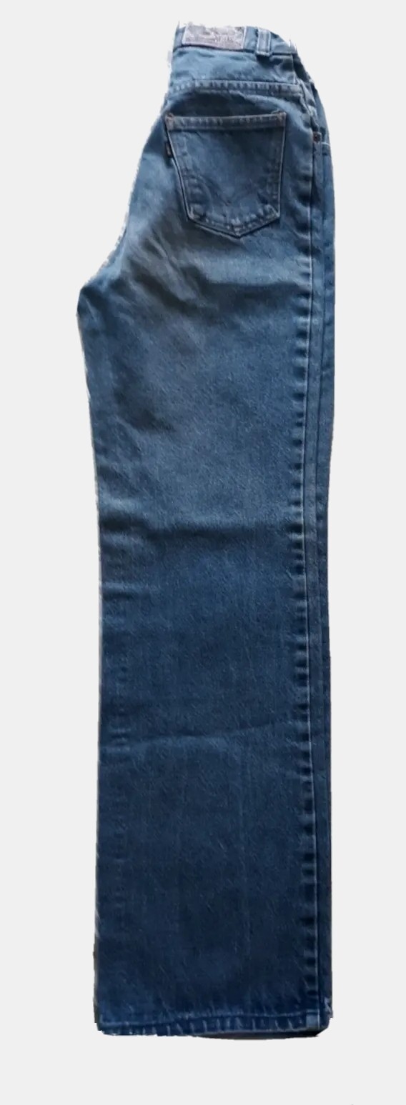 Vintage Levi’s Black Label Silver Metal California Straights Women&rsquo;s Jeans RARE