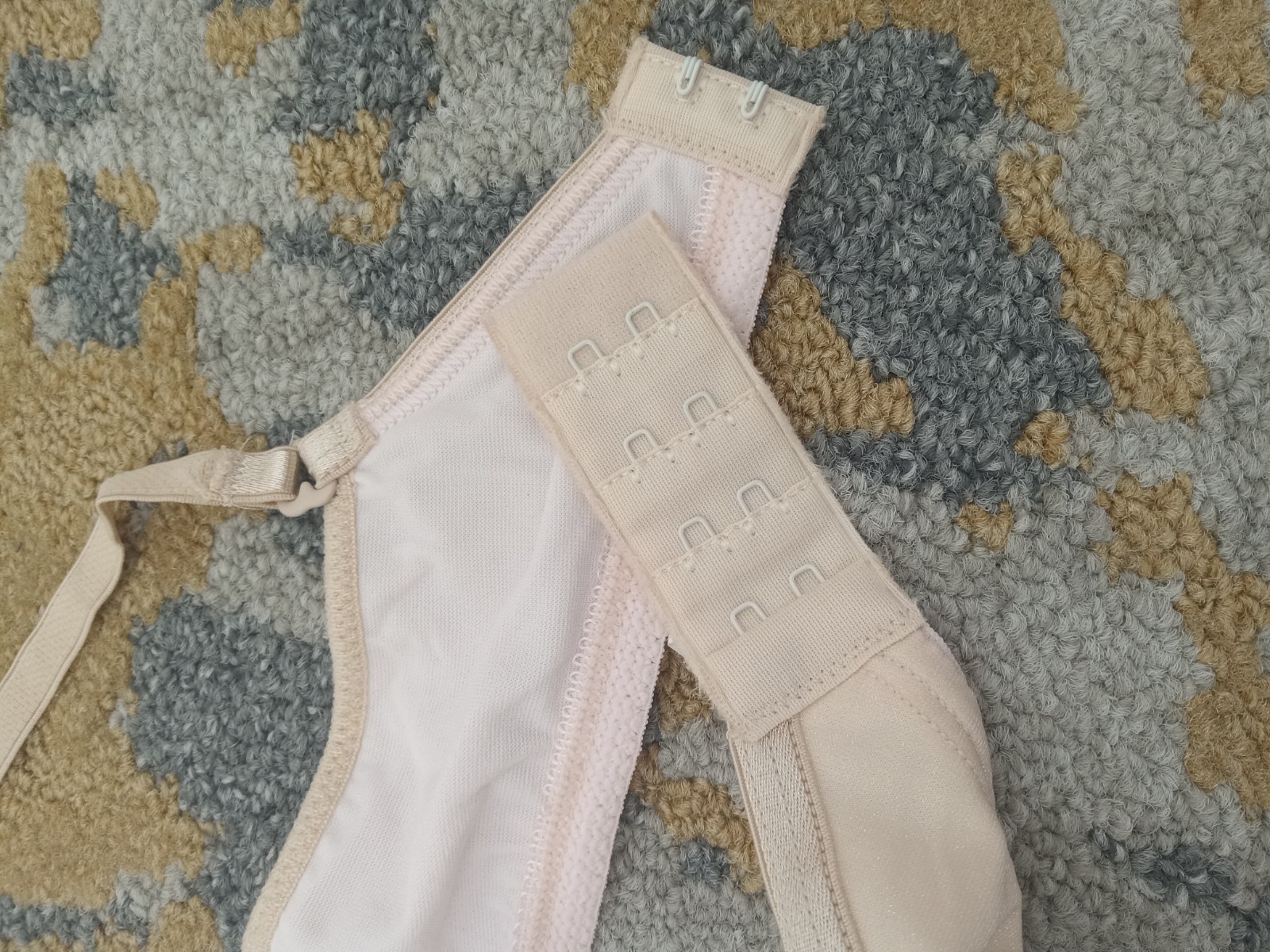 Vintage Playtex Double Vision 4009 Bra 36A Wireless Lined Ivory NOS *FLAW*