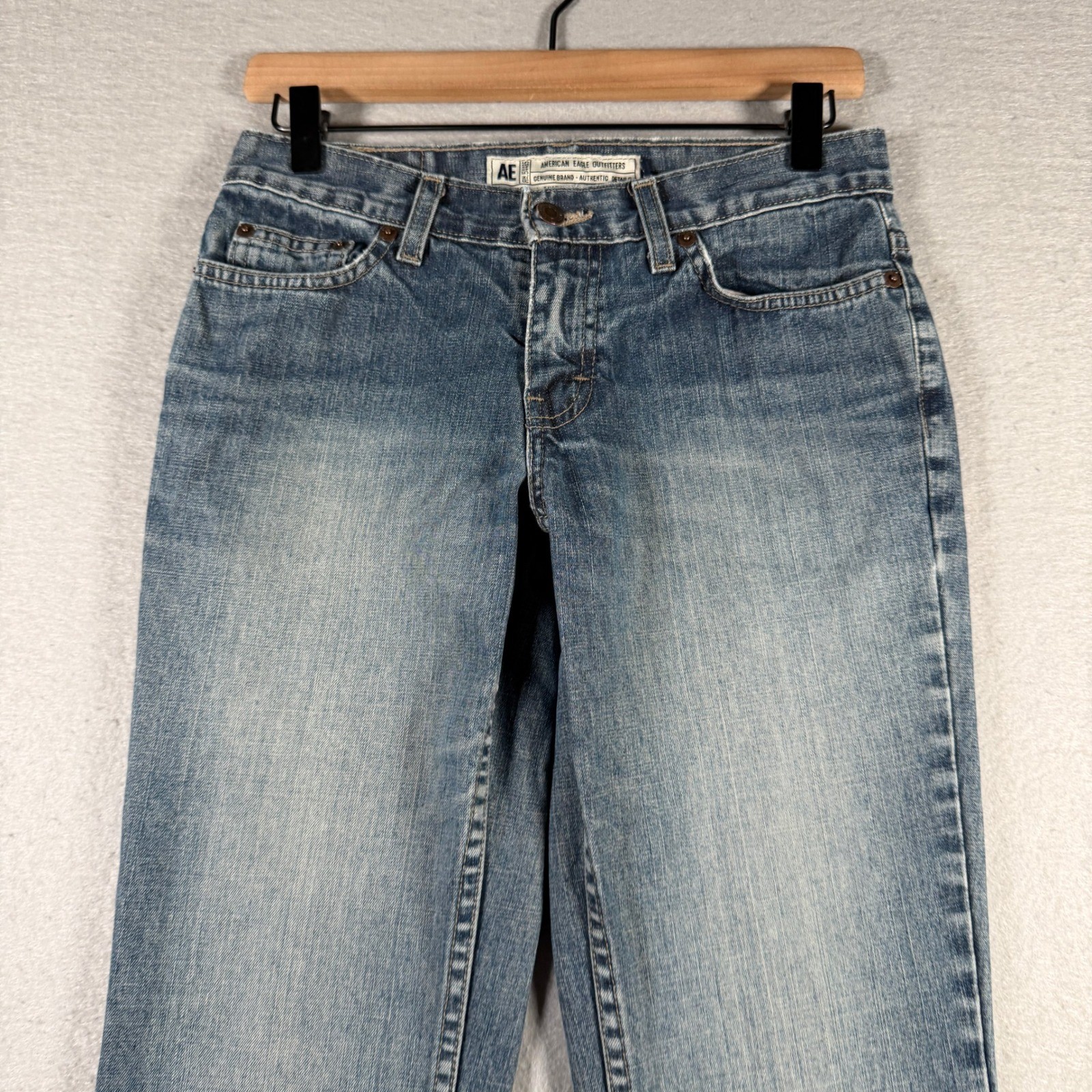 American Eagle Mens Vintage Bootcut Jeans Blue 100% Cotton Size 29×31 Canada