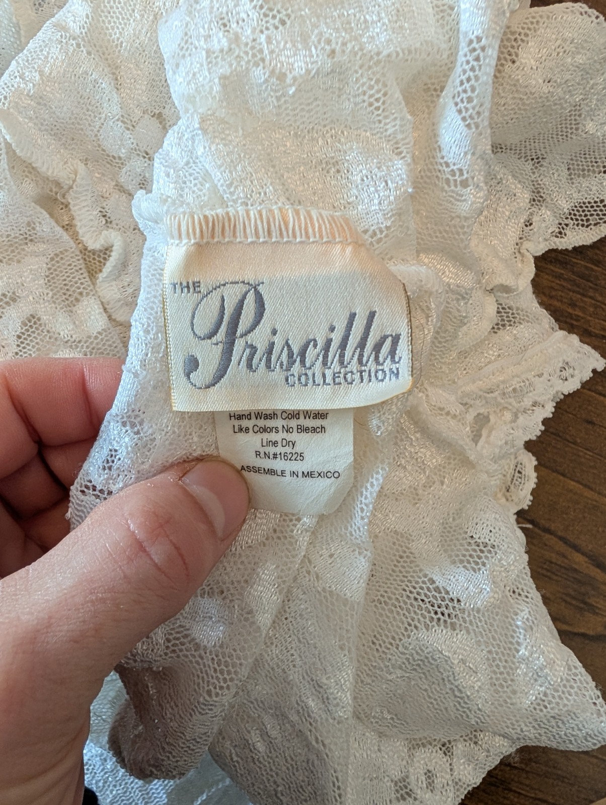 Vintage 60&rsquo;s Babydoll Camisole Lace Floral The Priscilla Collection Small Sequin