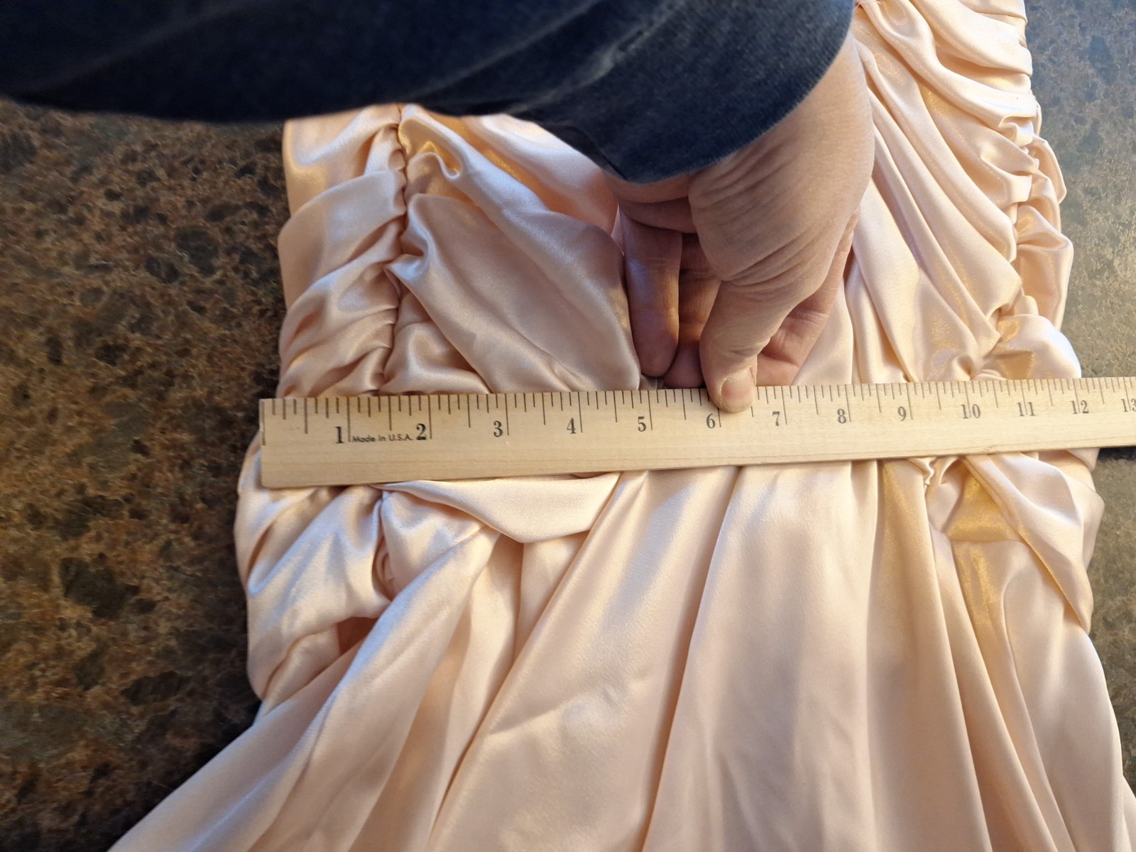 Vtg 80s Womens Ladies A La Carte Pink Ruffle Dress NWT **17FB