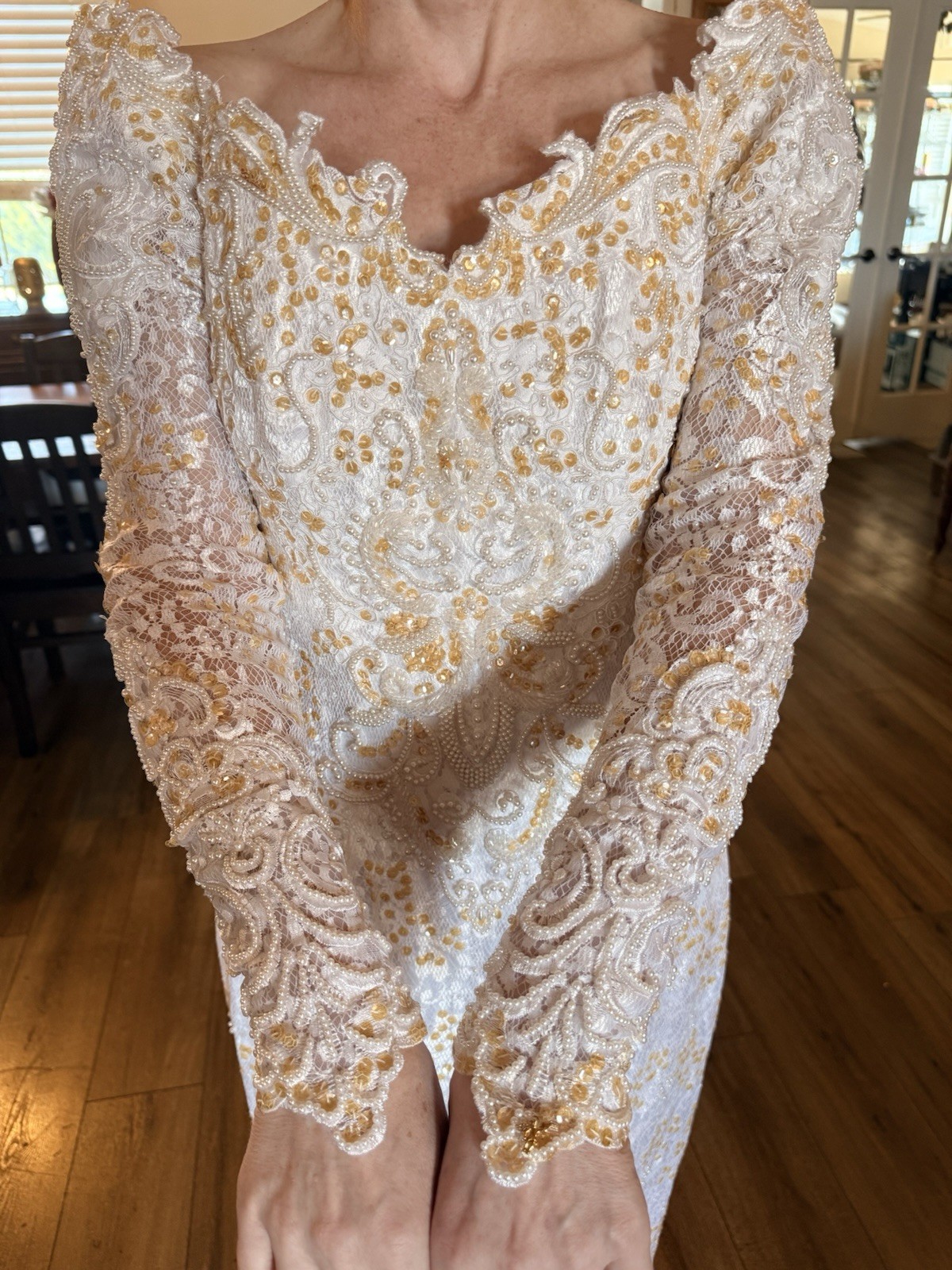 1980s wedding dress vintage See Description For Measurements